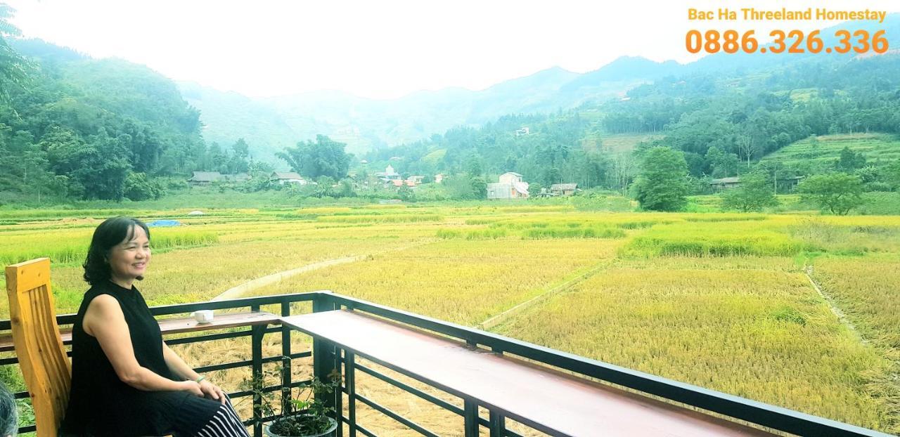 Bac Ha Threeland Homestay 外观 照片