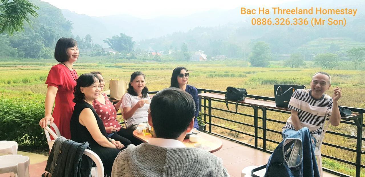 Bac Ha Threeland Homestay 外观 照片