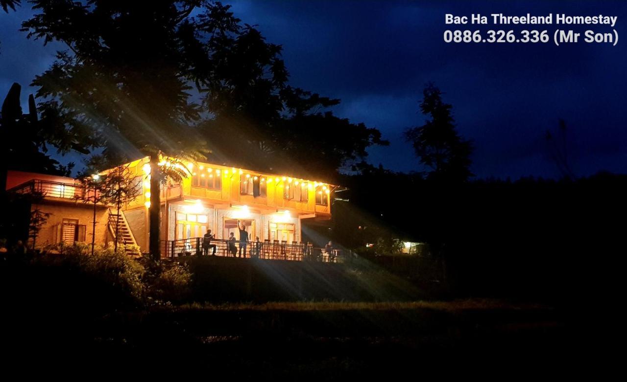 Bac Ha Threeland Homestay 外观 照片